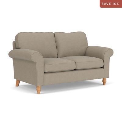 Large 2 Seater - Dove Grey - House Linen Mix