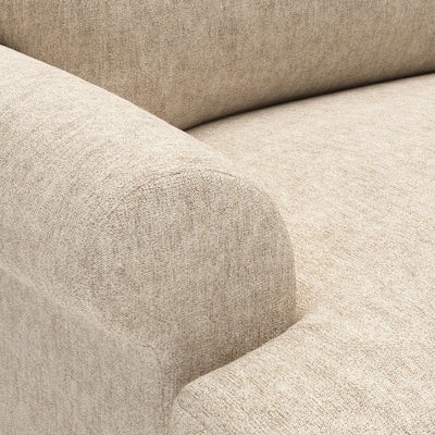 Love Seat - Natural - Aquaclean Oxford