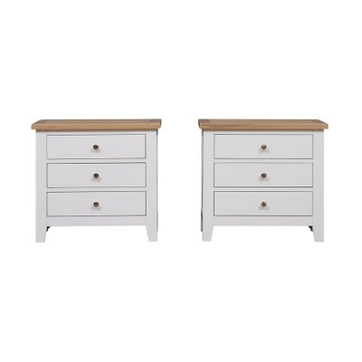 Set of 2 Jumbo Bedside Tables