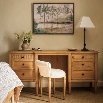Dressing Table and Stool Set