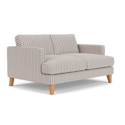 Large 2 Seater - Indigo - Kingham Stripe