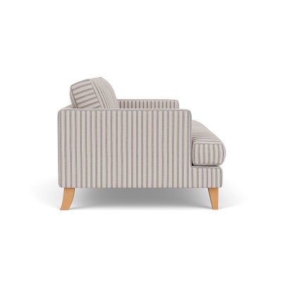 Large 2 Seater - Indigo - Kingham Stripe