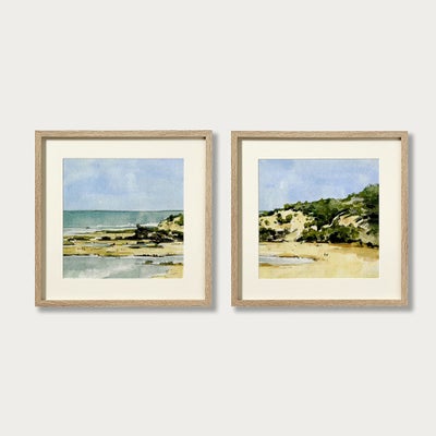 Coastal Sketch Set of 2