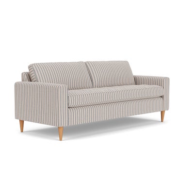 4 Seater Sofa - Indigo - Kingham Stripe