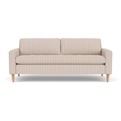 4 Seater Sofa - Flax - Kingham Stripe