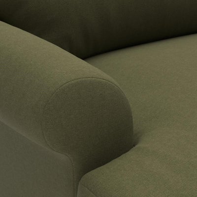 Love Seat - Forest Green - House Linen Mix