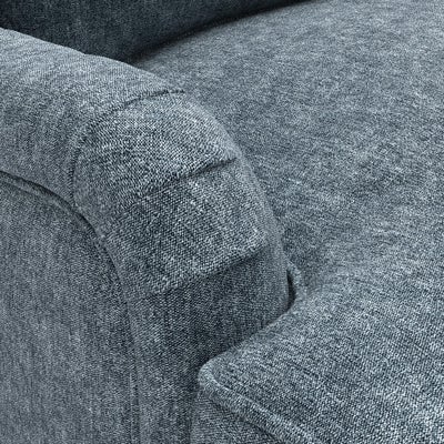 Chaise Large Left Hand - Mid Blue - Aquaclean Oxford