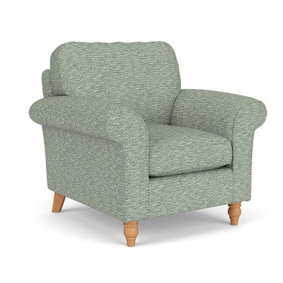 Armchair - Lake - Herringbone Weave