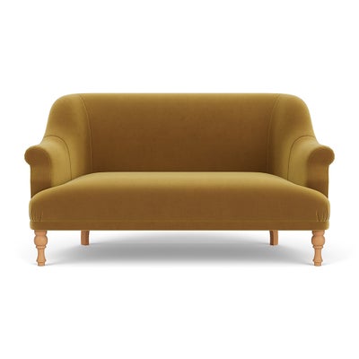 2 Seater - Mustard - Matt Velvet