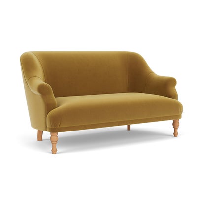2 Seater - Mustard - Matt Velvet