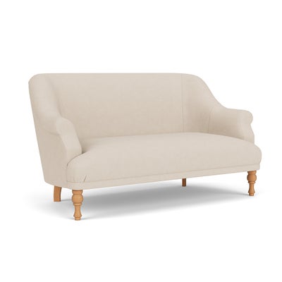 2 Seater - Lily White - House Linen Mix