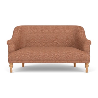 2 Seater - Brick - Herringbone Weave