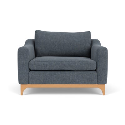 Love Seat - Indigo - Rustic Weave