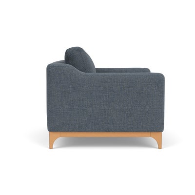 Love Seat - Indigo - Rustic Weave