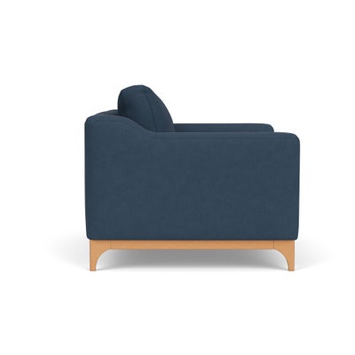 Love Seat - Indigo - House Linen Mix