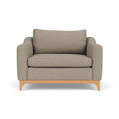 Love Seat - Dove Grey - House Linen Mix