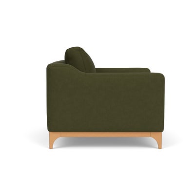 Love Seat - Forest Green - House Linen Mix