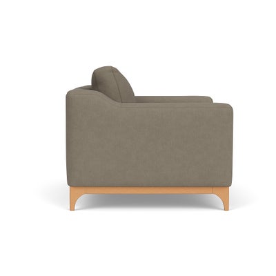 Love Seat - Mid Grey - House Linen Mix