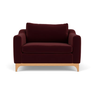 Love Seat - Dark Rosehip - Matt Velvet