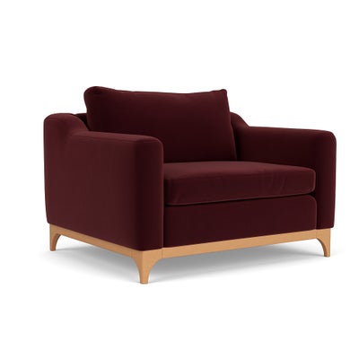 Love Seat - Dark Rosehip - Matt Velvet