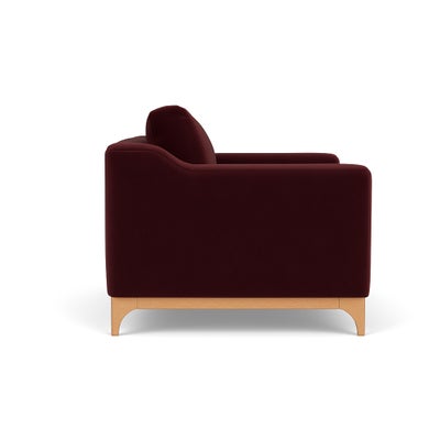 Love Seat - Dark Rosehip - Matt Velvet
