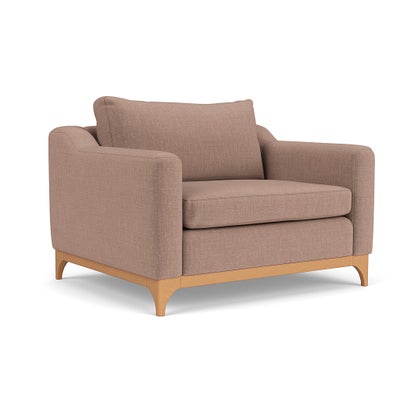 Love Seat - Dusky Rose - Eco Chenille