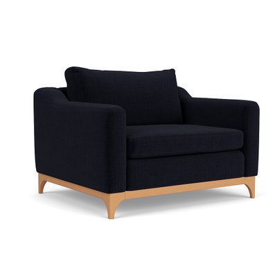 Love Seat - Ink - Eco Chenille