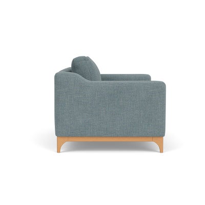2 Seater Sofa - Teal Marl - Rustic Weave