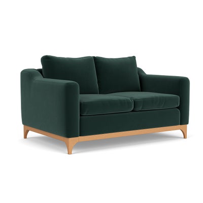 2 Seater Sofa - Lake - Matt Velvet