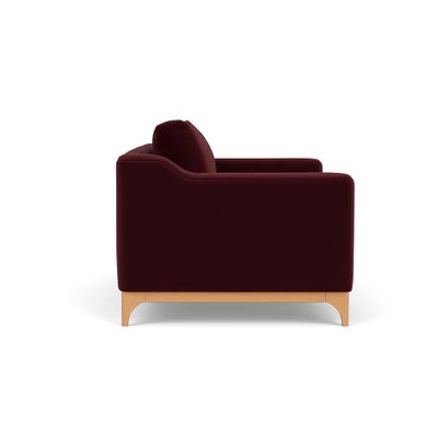2 Seater Sofa - Dark Rosehip - Matt Velvet