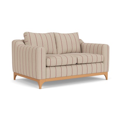 2 Seater Sofa - Raspberry - Compton Stripe