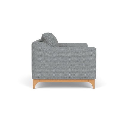 2 Seater Sofa - Navy - Herringbone Weave