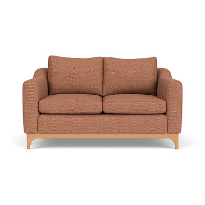 2 Seater Sofa - Brick - Herringbone Weave