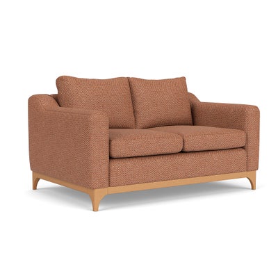 2 Seater Sofa - Brick - Herringbone Weave