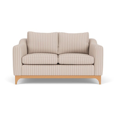 2 Seater Sofa - Flax - Kingham Stripe