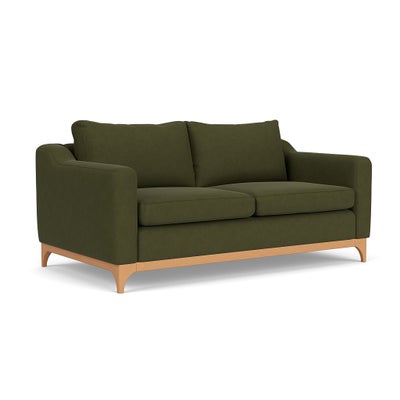 3 Seater Sofa - Forest Green - House Linen Mix