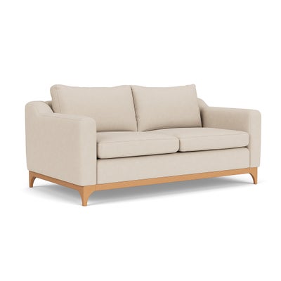 3 Seater Sofa - Lily White - House Linen Mix