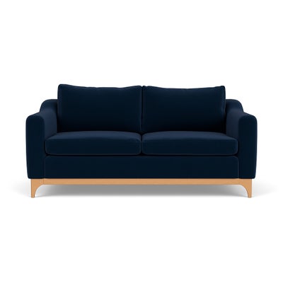3 Seater Sofa - Deep Blue - Matt Velvet