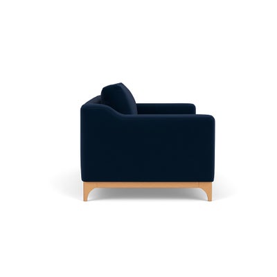 3 Seater Sofa - Deep Blue - Matt Velvet