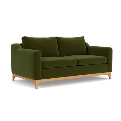 3 Seater Sofa - Forest Green - Matt Velvet