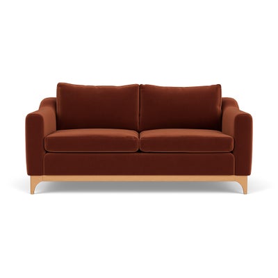 3 Seater Sofa - Brick - Matt Velvet