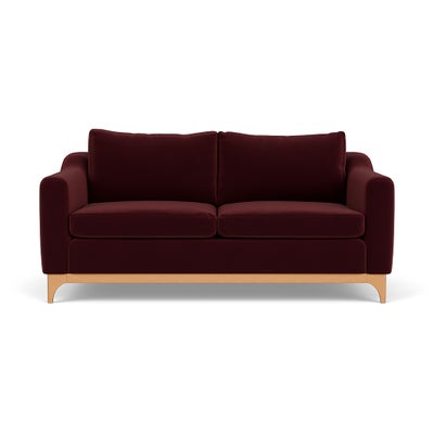 3 Seater Sofa - Dark Rosehip - Matt Velvet