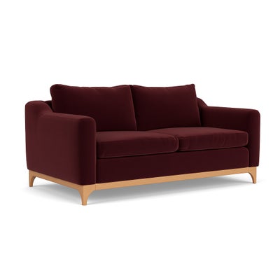 3 Seater Sofa - Dark Rosehip - Matt Velvet