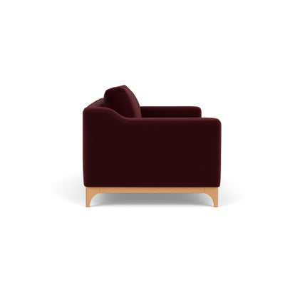 3 Seater Sofa - Dark Rosehip - Matt Velvet
