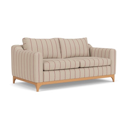 3 Seater Sofa - Raspberry - Compton Stripe