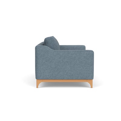 3 Seater Sofa - Mid Blue - Aquaclean Oxford