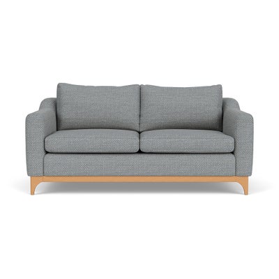 3 Seater Sofa - Navy - Herringbone Weave