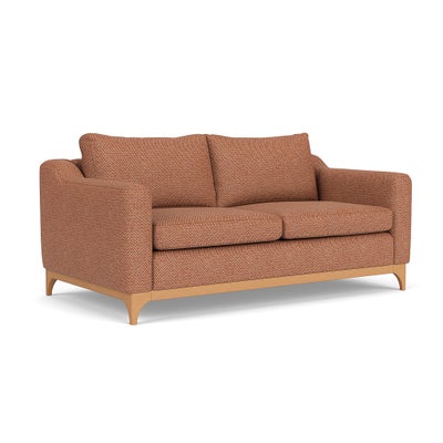 3 Seater Sofa - Brick - Herringbone Weave