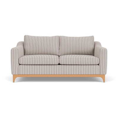 3 Seater Sofa - Indigo - Kingham Stripe