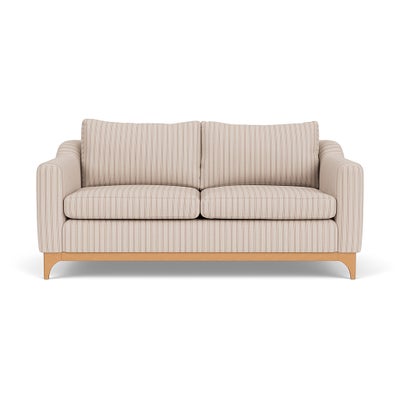 3 Seater Sofa - Flax - Kingham Stripe